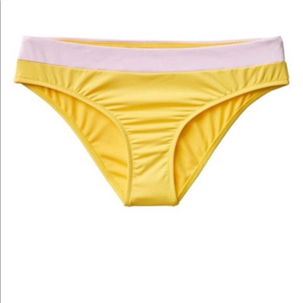 NWT Athleta Chroma bikini bottom in Sassy Sunshine